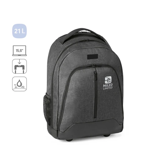 EINDHOVEN. Trolley hátizsák laptop 15.6'' laptophoz és 600D poliészter Sötétszürke 