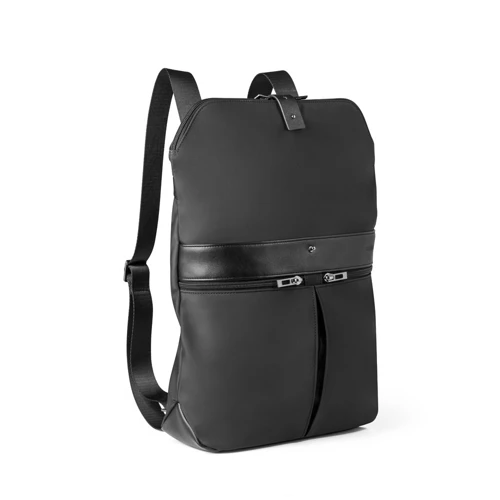 ROVER BACKPACK. Mikroszálas és PU hátizsák Fekete 