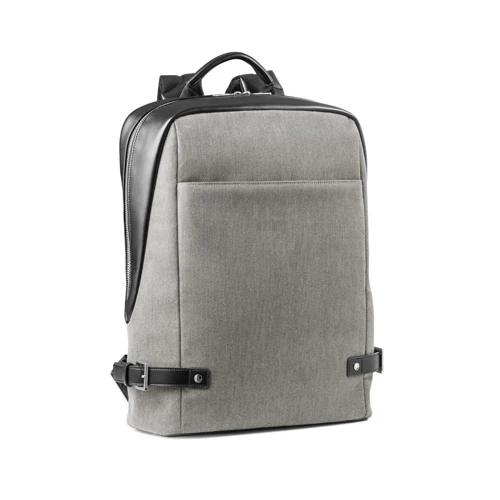 DIVERGENT BACKPACK II. Hátizsák laptophoz 15.6'' méretig szövetből és PU-ból Bézs 