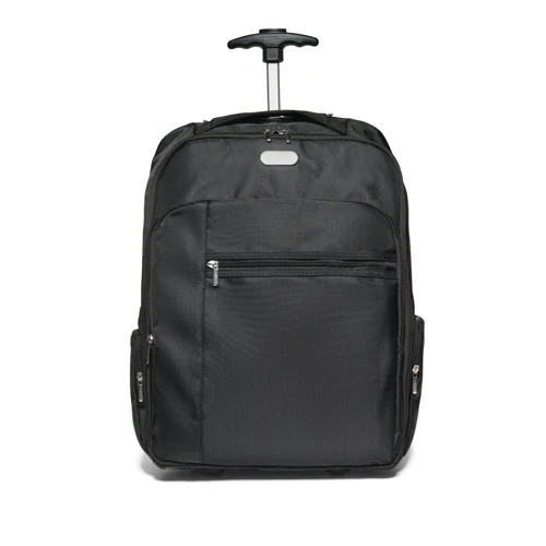 AVENIR. Laptop trolley hátizsák 17'' 1680D és 300D poliészter anyagból Fekete 