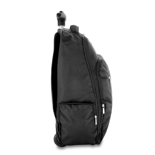 AVENIR. Laptop trolley hátizsák 17'' 1680D és 300D poliészter anyagból Fekete 