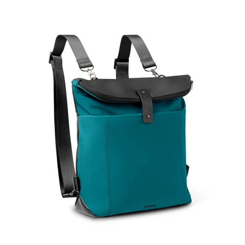 ROVER BACKPACK II. Hátizsák szövetből és PU-ból Benzin kék 