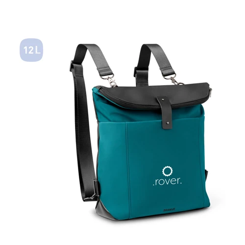ROVER BACKPACK II. Hátizsák szövetből és PU-ból Benzin kék 