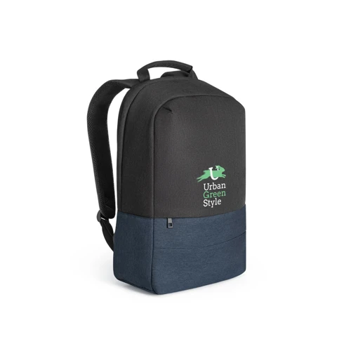 GENOA BPACK. Lopásbiztos hátizsák 600D nagy denzitású újrahasznosított poliészterből Kék 