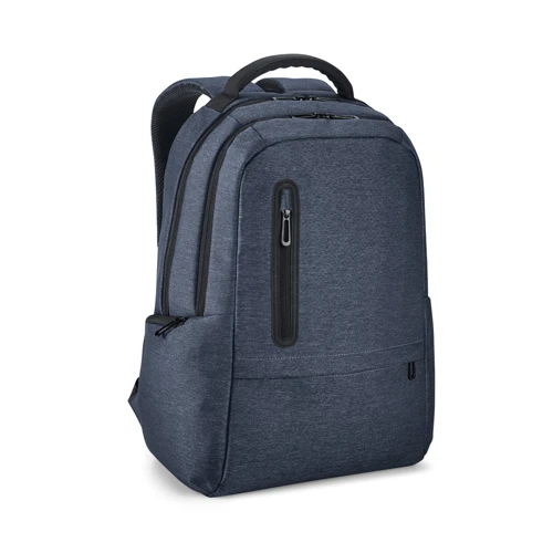 RE-BOSTON. Vízálló, 2Tone újrahasznosított nylon laptop hátizsák 210D rekesszel Kék 