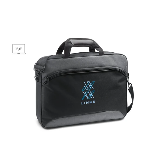 SANTANA. Laptop aktatáska 15.6'' 15.6'' 600D 2Tone anyagból és 300D poliészter Szürke 