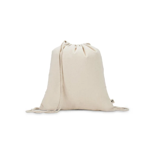 MAIORCA. 100% újrahasznosított pamut hátizsák (180 g/m²) Világos natúr 