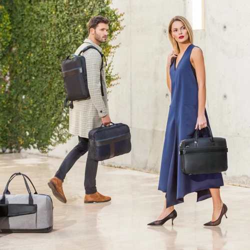 Motion Bag. Utazótáska kationos 600D twill poliészte és PU anyagból Kék 