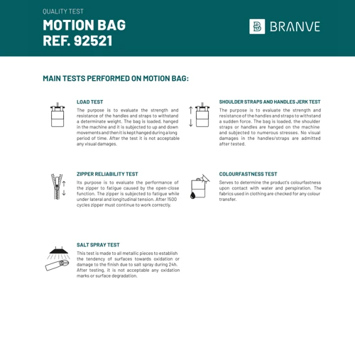 Motion Bag. Utazótáska kationos 600D twill poliészte és PU anyagból Kék 