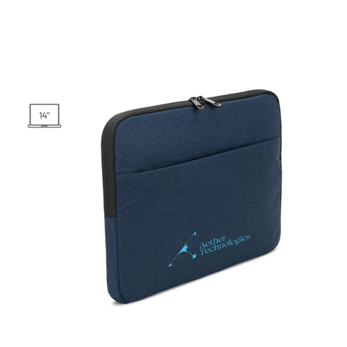 Newcastle. Nagy sűrűségű 600D újrahasznosított poliészter laptop táska 14" Kék 