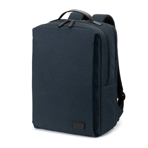 GLASGOW. Laptop hátizsák (17"), magas sűrűségű 600D újrahasznosított poliészterből készült (20L) Kék 