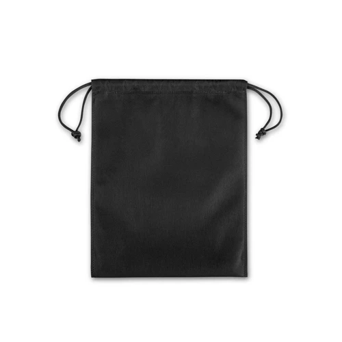GIFT BAG M. Közepes méretű nem szőtt, hátizsák stílusú táska (60 g/m²) Fekete 