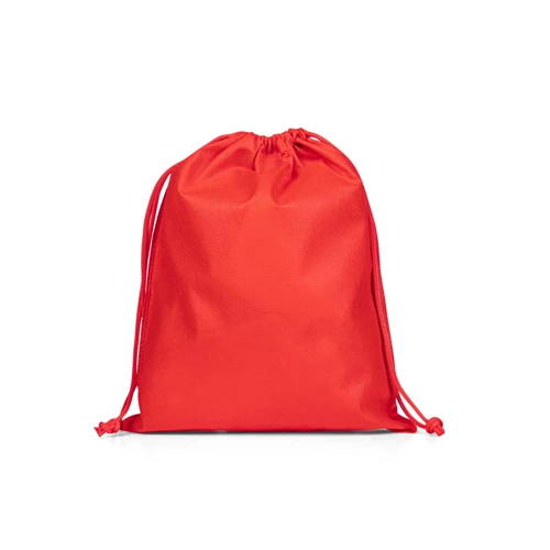 GIFT BAG M. Közepes méretű nem szőtt, hátizsák stílusú táska (60 g/m²) Piros 