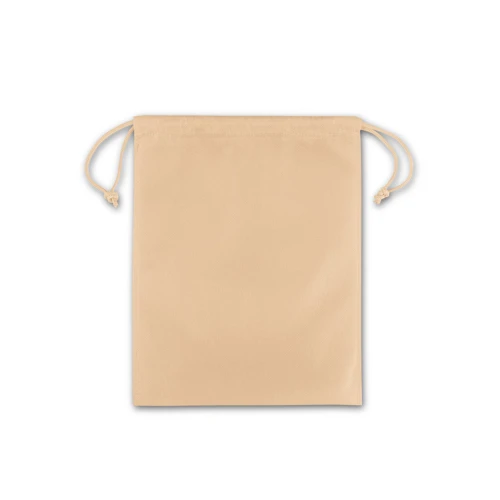 GIFT BAG M. Közepes méretű nem szőtt, hátizsák stílusú táska (60 g/m²) Világos barna 