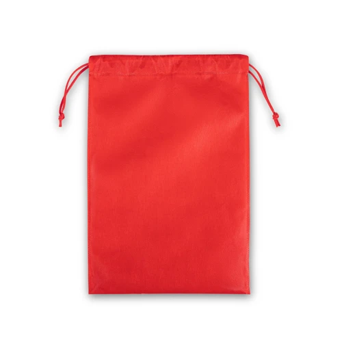 GIFT BAG L. Nagy méretű, nem szőtt, hátizsák stílusú táska (60 g/m²) Piros 