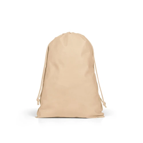 GIFT BAG L. Nagy méretű, nem szőtt, hátizsák stílusú táska (60 g/m²) Világos barna 