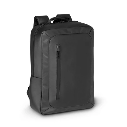OSASCO. 15"-os laptop hátizsák nagy sűrűségű 600D újrahasznosított poliészter Fekete 