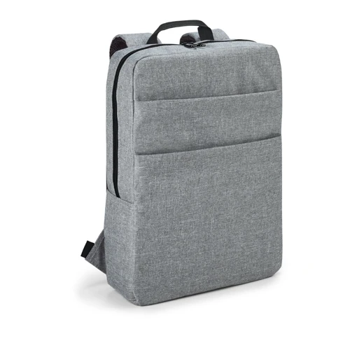 GRAPHS BPACK. Nagy sűrűségű 600D poliészter laptop hátizsák 15'6" Világos szürke 