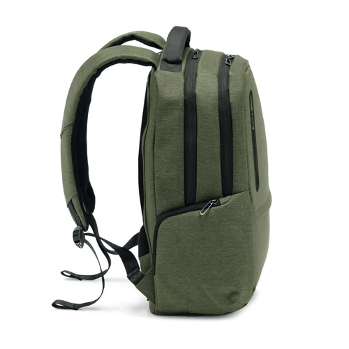 BOSTON. Vízálló 2Tone Nylon 17'' laptop hátizsák 17'' Sötétzöld 
