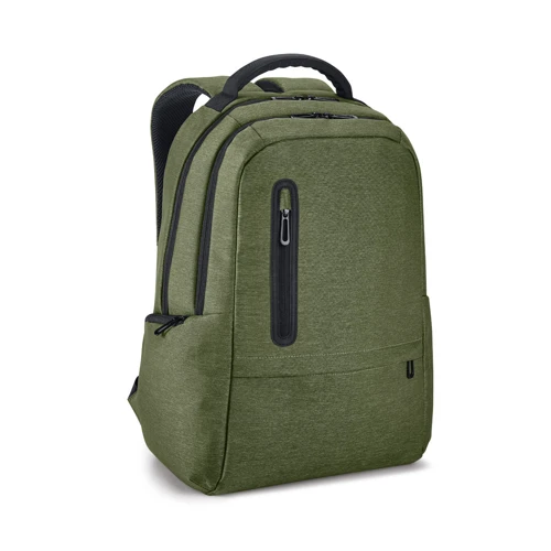 BOSTON. Vízálló 2Tone Nylon 17'' laptop hátizsák 17'' Sötétzöld 