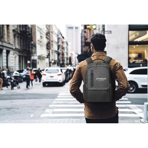 BOSTON. Vízálló 2Tone Nylon 17'' laptop hátizsák 17'' Sötétzöld 