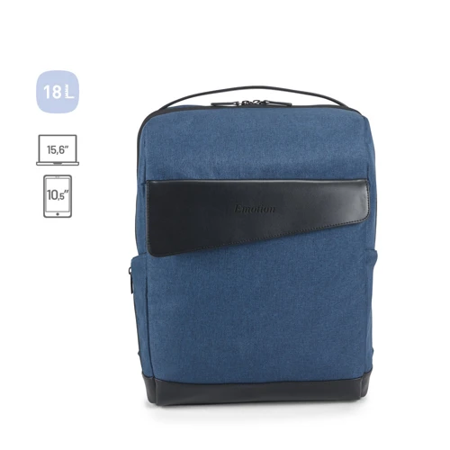 MOTION BACKPACK. 600D twill poliészter és PU hátizsák Kék 