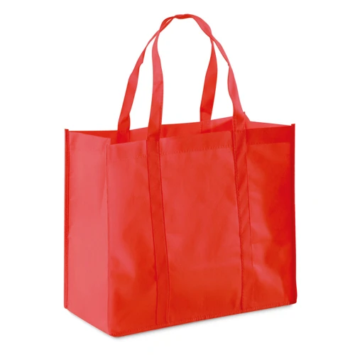 SHOPPER. Nem szőtt táska (80 g/m²) Piros 