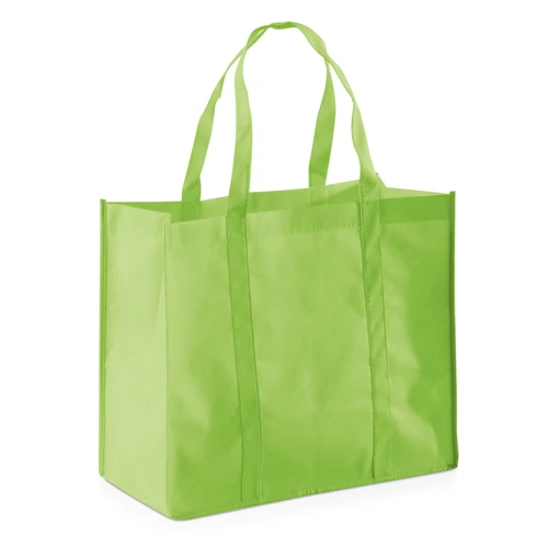 SHOPPER. Nem szőtt táska (80 g/m²) Világos zöld 