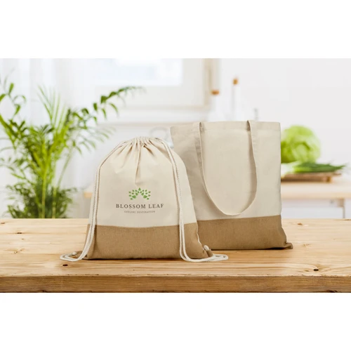 SABLON. 100% pamut tornazsák (160 g/m²) Natúr 
