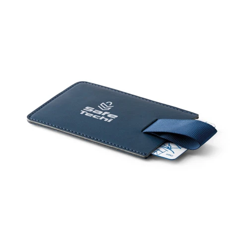 POPPY. RFID-blokkoló PU kártyatartó Kék 