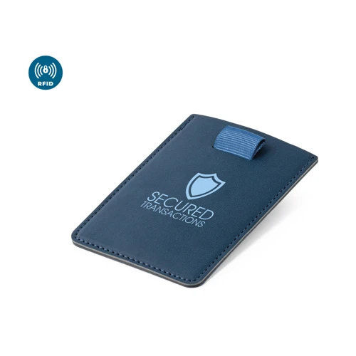 POPPY. RFID-blokkoló PU kártyatartó Fekete 