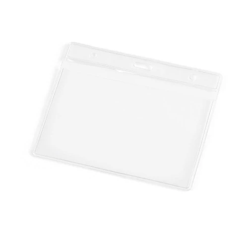 FORSYTH. Vízszintes jelvénytartó PVC-ből Átlátszó 