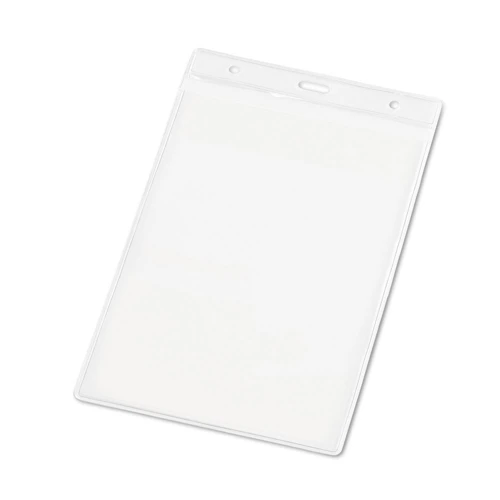 WHITMAN. Függőleges jelvénytartó PVC-ből Átlátszó 