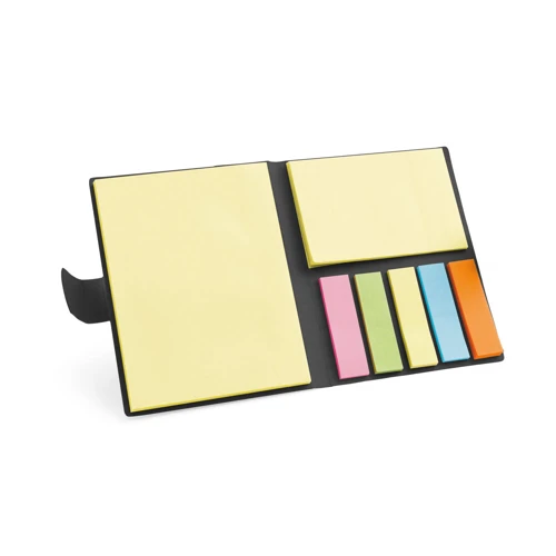 LEWIS. Post-it készlet, 7 színes tömbbel Fekete 
