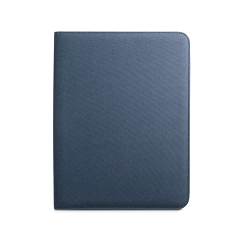 EMERGE FOLDER. A4-es mappa újrahasznosított poliészterből (100% rPET) 300D anyagból, cipzárral Kék 