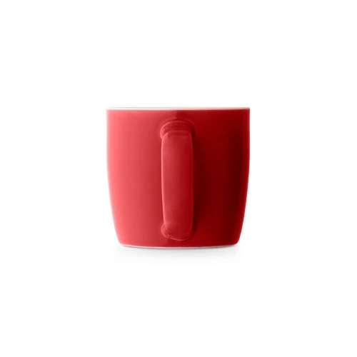 COMANDER. 370 ml-es, fényes felületű kerámia bögre Piros 