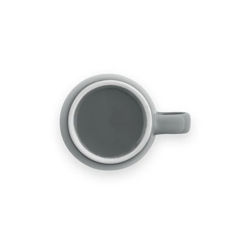 COMANDER. 370 ml-es, fényes felületű kerámia bögre Szürke 