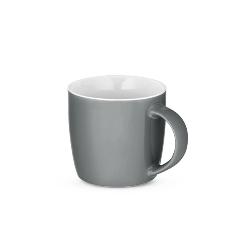 COMANDER. 370 ml-es, fényes felületű kerámia bögre Szürke 