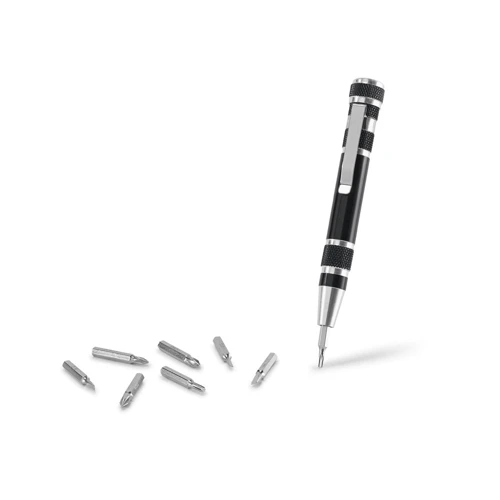 TOOLPEN. Praktikus, mini fém szerszámkészlet Fekete 