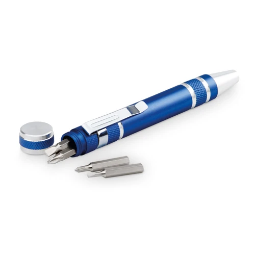 TOOLPEN. Praktikus, mini fém szerszámkészlet Királykék 