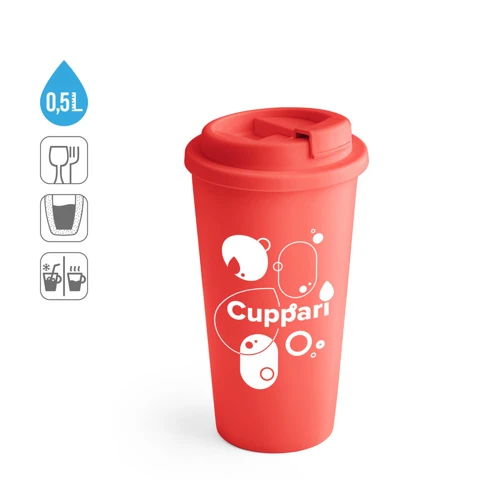 CUPPARI. PP utazó bögre