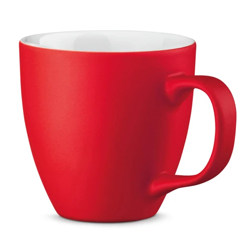 PANTHONY MAT. 450 ml-es hidrogláz porcelán bögre Piros 