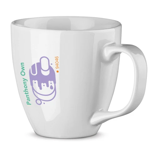PANTHONY OWN. Porcelán bögre 450 mL Fehér 