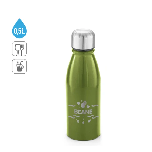 BEANE. 500 ml alumínium sport palack Szatén ezüst 