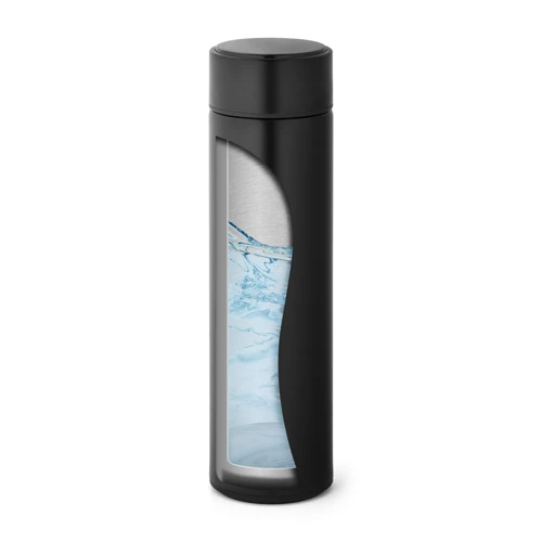ROSSI. Rozsdamentes acél termosz 470 ml Fekete 