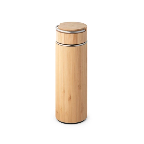 SOW. Bambusz és rozsdamentes acél termosz 440 mL Natúr 