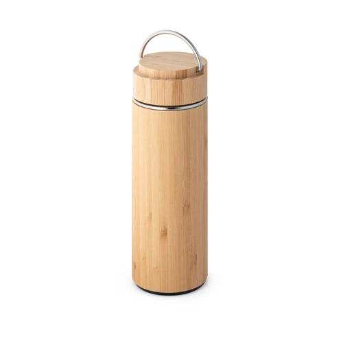 SOW. Bambusz és rozsdamentes acél termosz 440 mL Natúr 