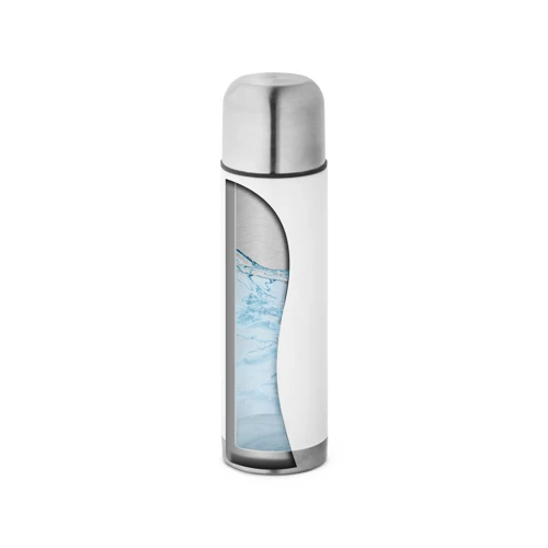 HENDERSON. Rozsdamentes acél termosz - szublimációs 500 ml Fehér 