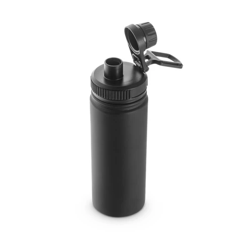 FEDERER. Palack 90%-ban újrahasznosított rozsdamentes acélból 570 mL Fekete 