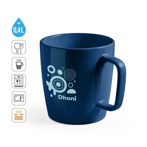 DHONI. Kerámia bögre 450 ml Fekete 